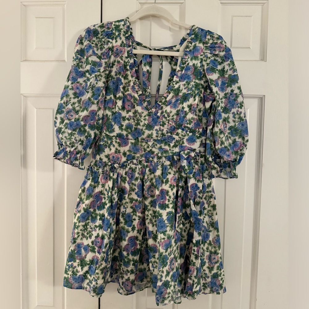 COPY - For Love & Lemons Bridget Mini Dress in Wisteria